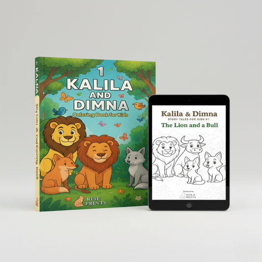 Kalila and Dimna Story & Coloring Book