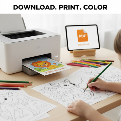 Kalila and Dimna Story & Coloring Book