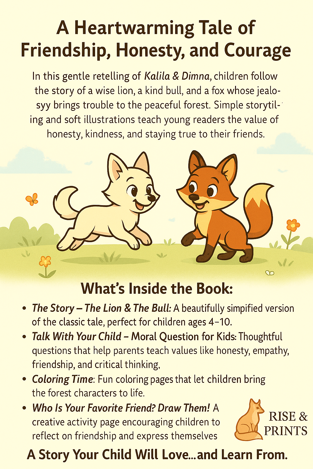 kalila and Dimna The lion and bull