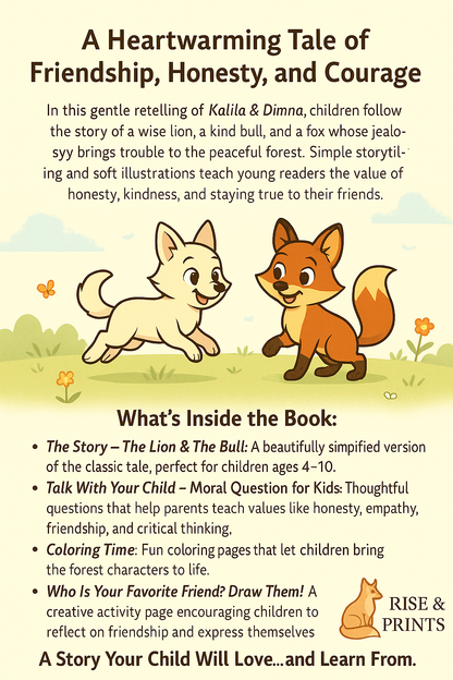 kalila and Dimna The lion and bull